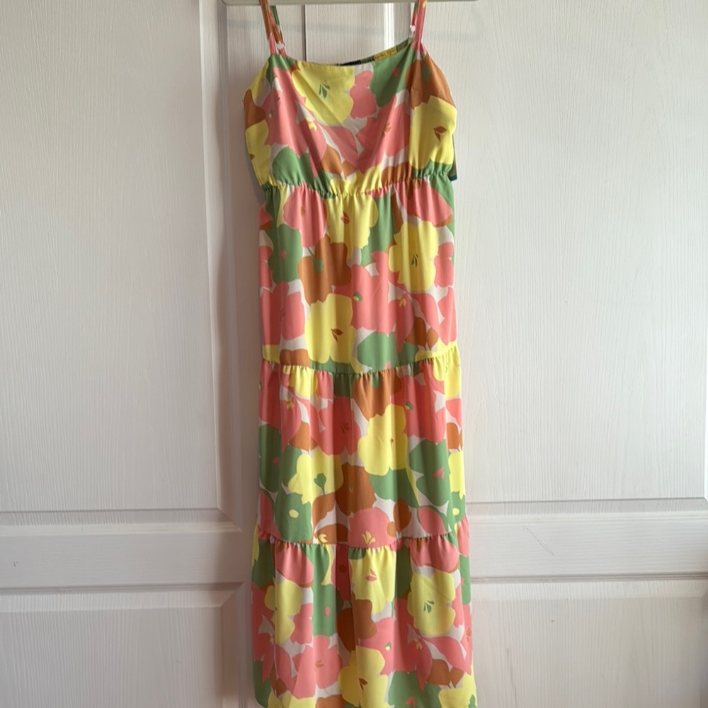Vibrant Floral Maxi Dress